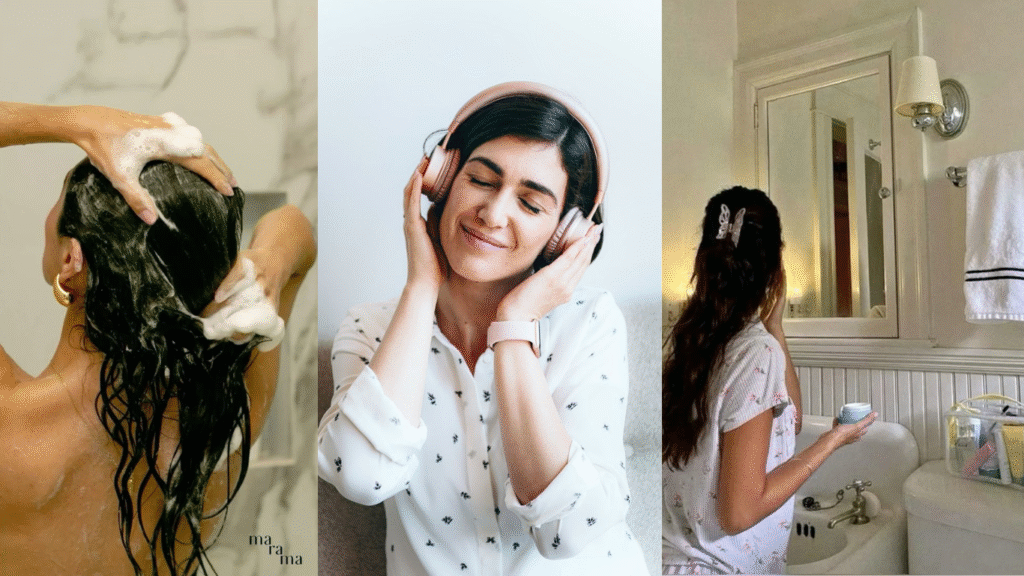 Meu momento de autocuidado preferido do dia e como ele mudou meu humor