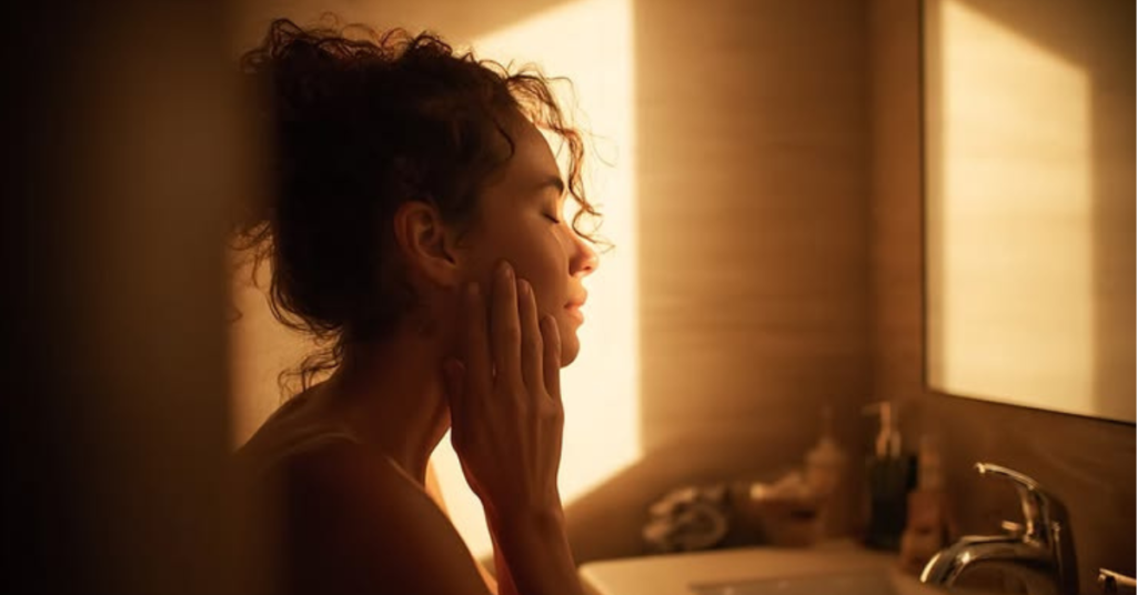 Muito Além do Espelho: Como o Momento do Skincare se Tornou meu Lugar de Silêncio e Encontro com Deus
