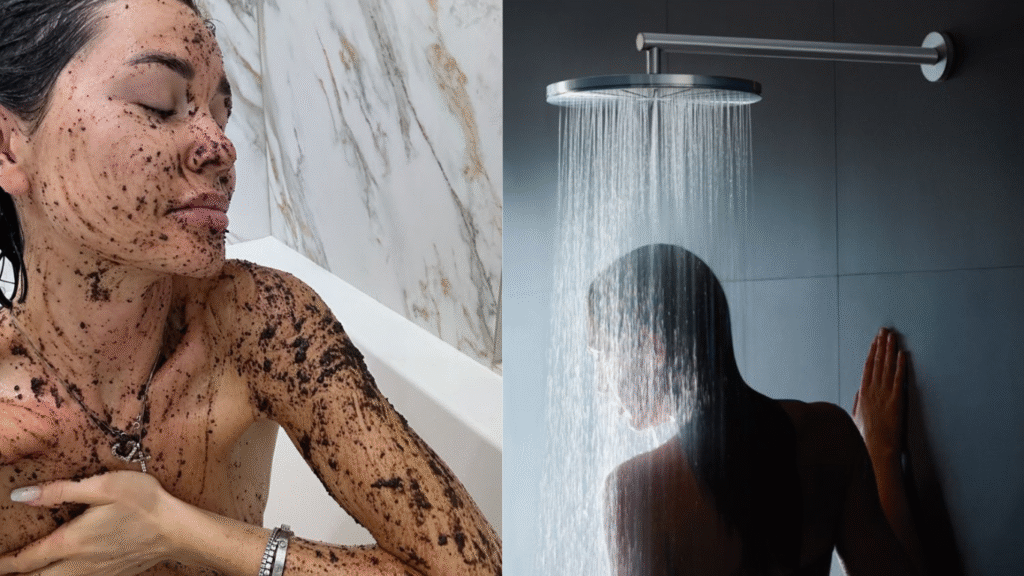 Skincare no banho: como eu me cuido quando tô sem energia