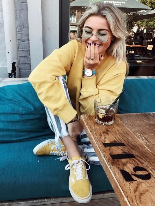 Como uso amarelo no look